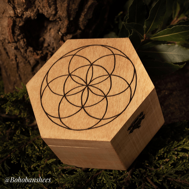 Sacred Geometry Crystal Grid Boxes